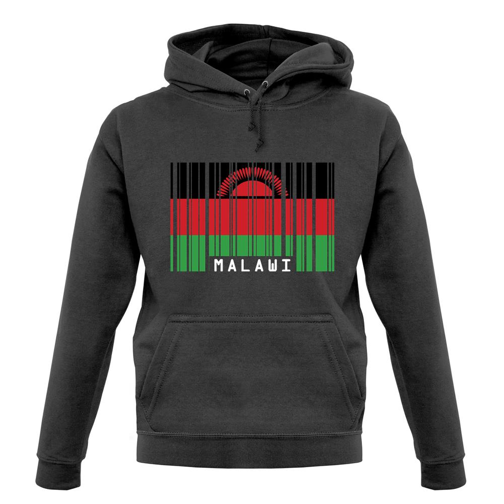 Malawi Barcode Style Flag unisex hoodie