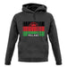 Malawi Barcode Style Flag unisex hoodie