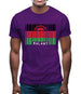 Malawi Barcode Style Flag Mens T-Shirt