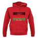 Malawi Barcode Style Flag unisex hoodie