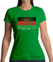 Malawi Barcode Style Flag Womens T-Shirt