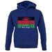 Malawi Barcode Style Flag unisex hoodie