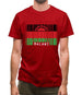 Malawi Barcode Style Flag Mens T-Shirt