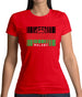 Malawi Barcode Style Flag Womens T-Shirt