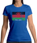 Malawi Barcode Style Flag Womens T-Shirt