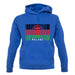Malawi Barcode Style Flag unisex hoodie