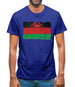 Malawi Grunge Style Flag Mens T-Shirt