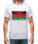 Malawi Grunge Style Flag Mens T-Shirt