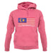 Malaysia Barcode Style Flag unisex hoodie