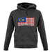 Malaysia Barcode Style Flag unisex hoodie