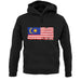 Malaysia Grunge Style Flag unisex hoodie