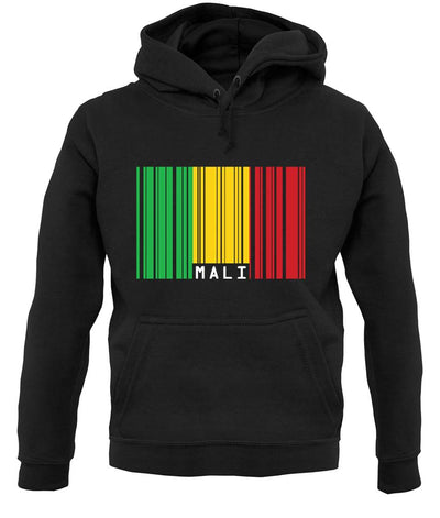 Mali Barcode Style Flag unisex hoodie