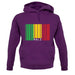 Mali Barcode Style Flag unisex hoodie