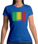 Mali Barcode Style Flag Womens T-Shirt