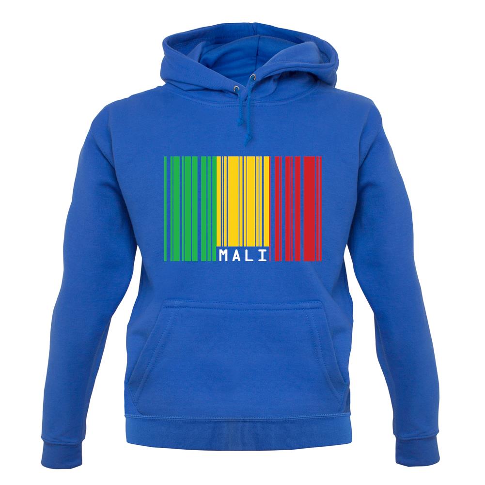 Mali Barcode Style Flag unisex hoodie