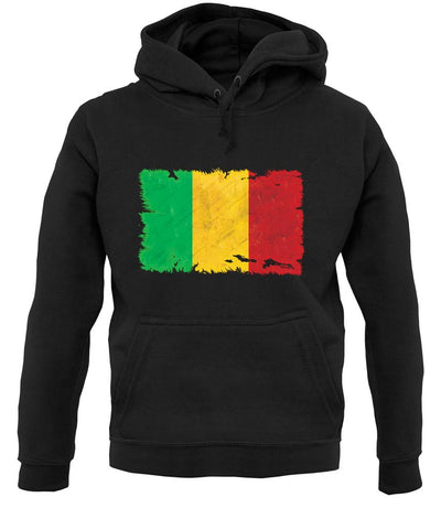 Mali Grunge Style Flag unisex hoodie