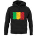 Mali Grunge Style Flag unisex hoodie