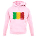 Mali Grunge Style Flag unisex hoodie