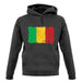 Mali Grunge Style Flag unisex hoodie