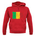Mali Grunge Style Flag unisex hoodie