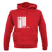 Malta Barcode Style Flag unisex hoodie