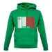 Malta Barcode Style Flag unisex hoodie