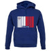 Malta Barcode Style Flag unisex hoodie