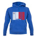 Malta Barcode Style Flag unisex hoodie