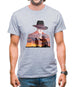 Man in Black Double Exposure Mens T-Shirt