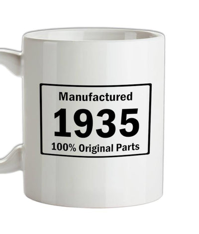 Manufactured 1935 Ceramic Mug