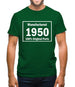 Manufactured 1950 - 100% Original Parts Mens T-Shirt