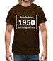 Manufactured 1950 - 100% Original Parts Mens T-Shirt