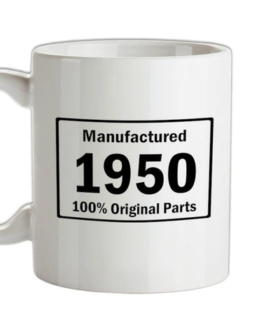 Manufactured 1950 Ceramic Mug