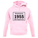 Manufactured 1955 - 100% Original Parts unisex hoodie