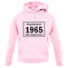 Manufactured 1965 - 100% Original Parts unisex hoodie