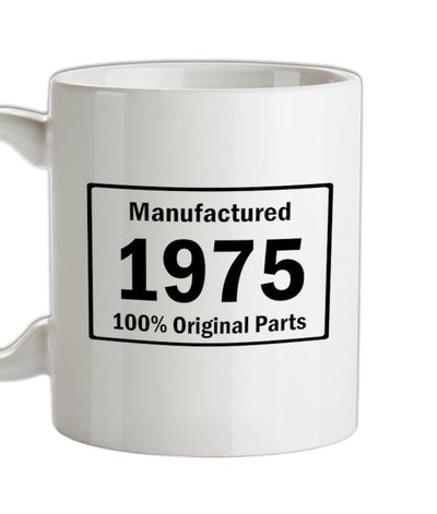 Manufactured 1975 Ceramic Mug