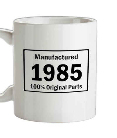 Manufactured 1985 Ceramic Mug