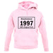 Manufactured 1997 - 100% Original Parts unisex hoodie