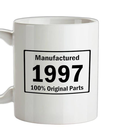 Manufactured 1997 Ceramic Mug