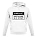 Warning Martial Law Now In Effect unisex hoodie