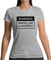 Warning Martial Law Now In Effect Womens T-Shirt