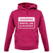 Warning Martial Law Now In Effect unisex hoodie