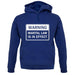 Warning Martial Law Now In Effect unisex hoodie