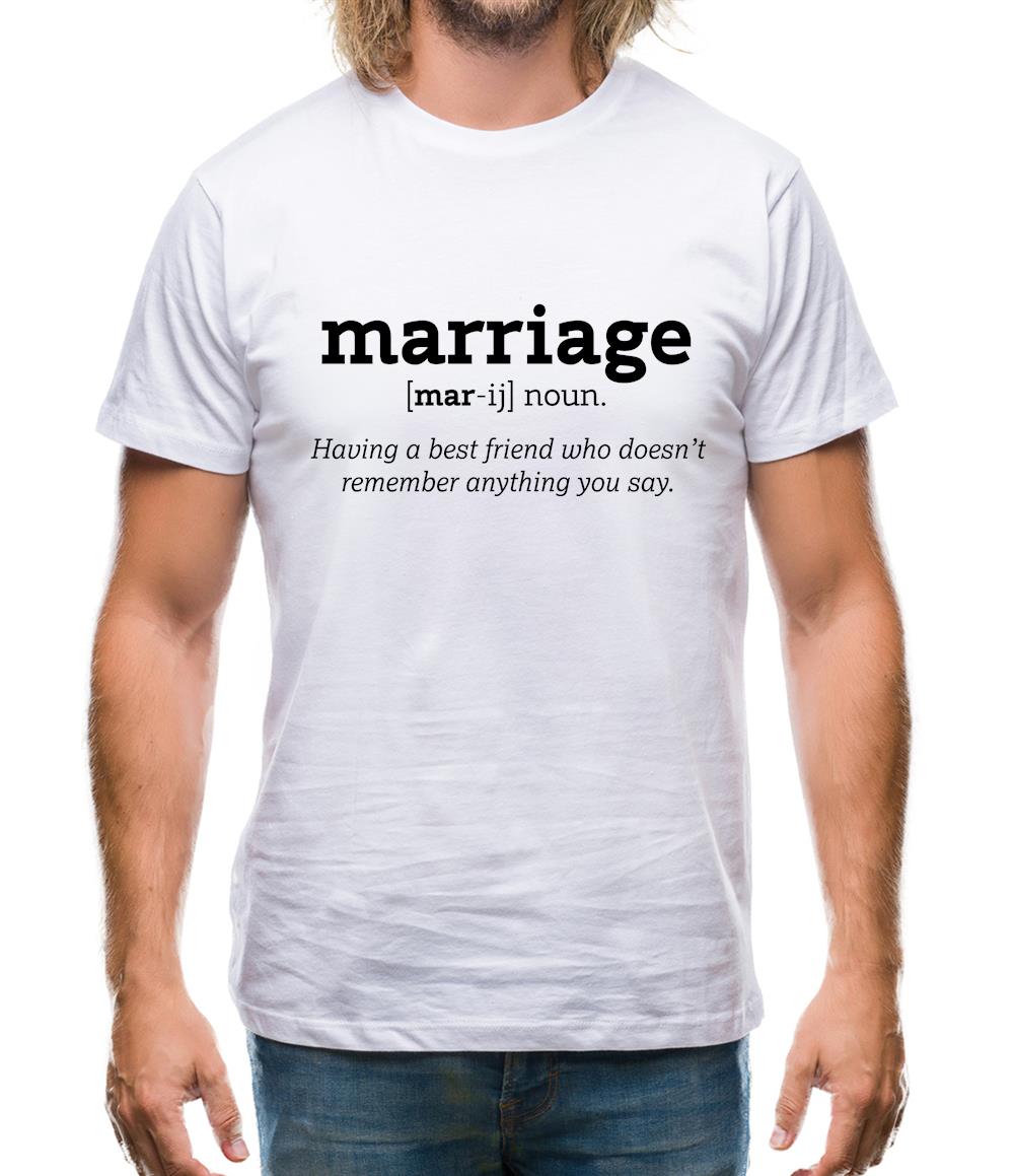 Marriage Definition Mens T-Shirt
