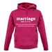 Marriage Definition unisex hoodie