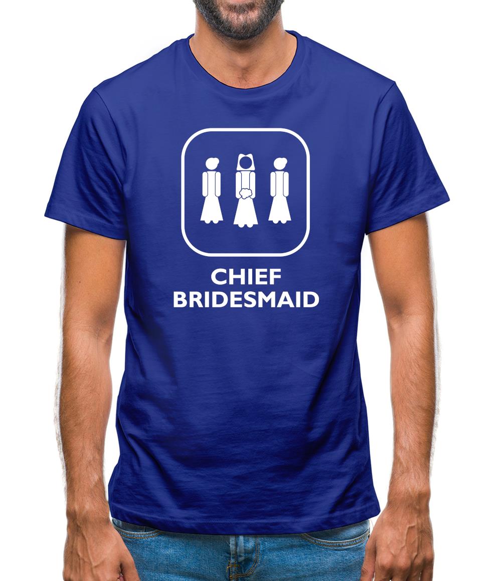 Chief Bridesmaid [Married] Mens T-Shirt