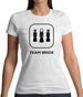 Team Bride [Married] Womens T-Shirt