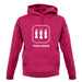 Team Bride [Married] unisex hoodie