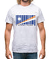 Marshall Islands  Barcode Style Flag Mens T-Shirt