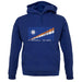 Marshall Islands  Barcode Style Flag unisex hoodie